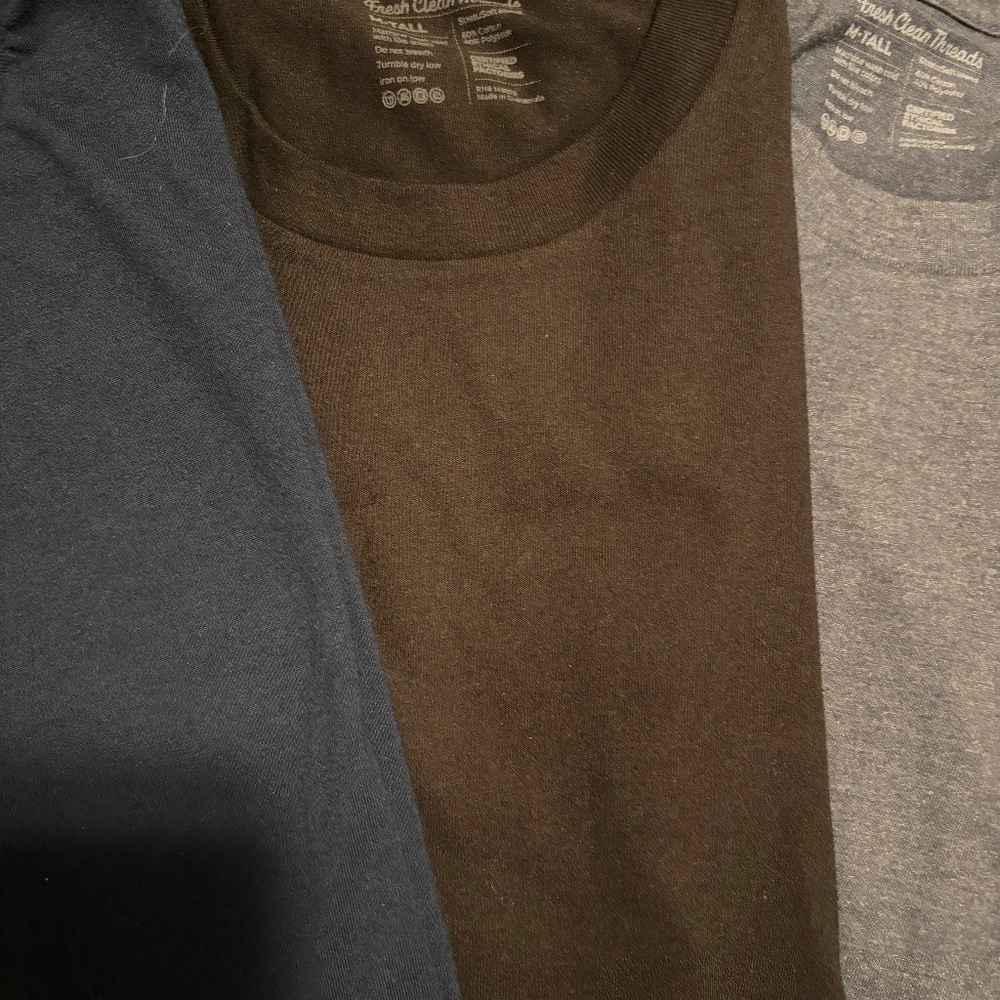 Fresh Clean Threads Mens T Shirts - Pack of 5 Assorted Colors Size Med Brand New - Picture 7 of 7